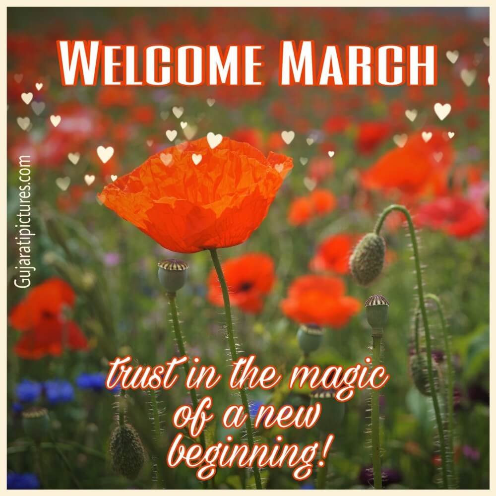 Welcome March Image