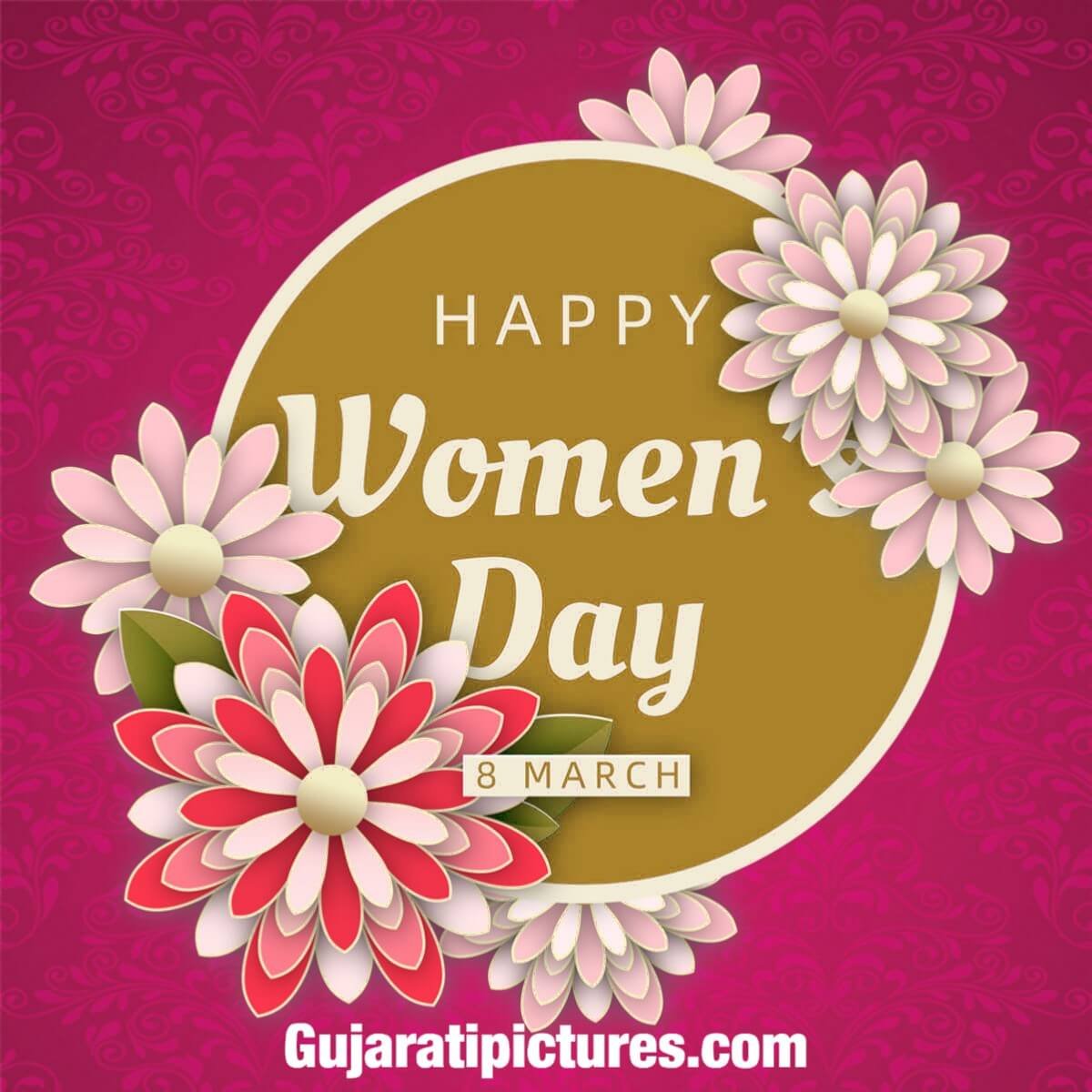 Happy Women’s Day Floral Card