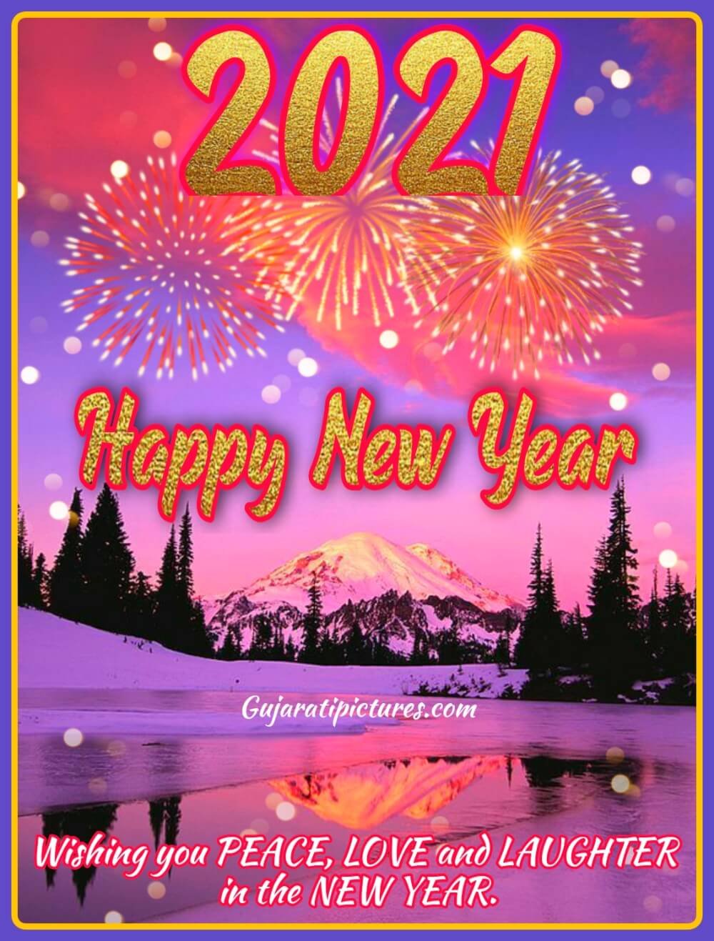 Happy New Year 2021, Wish Image