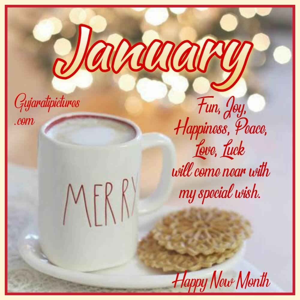 January Month, New Month Wish Message